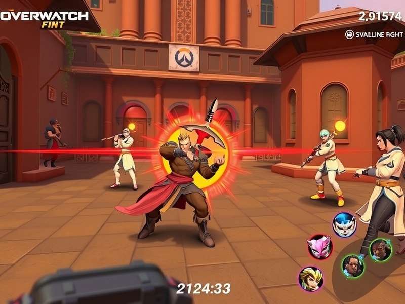 Overwatch Frontline Fight Indian festival event with special characters and decorations
